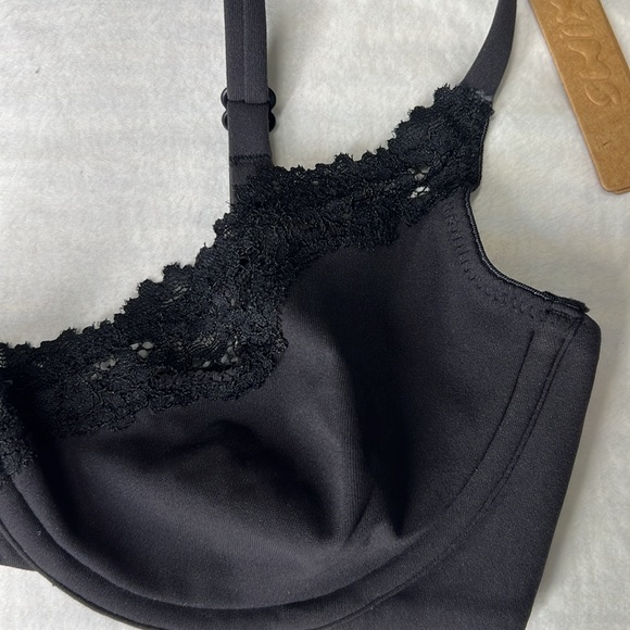 -NWT SKIMS Fits Everybody Unlined Underwire Bra - Onyx - Picture 5 of 7